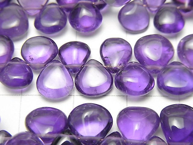 [Video] High Quality Amethyst AAA- Chestnut (Smooth) 1strand beads (aprx.7inch / 18cm)