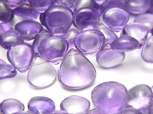 Amethyst, Chestnut Shape Gemstone Beads