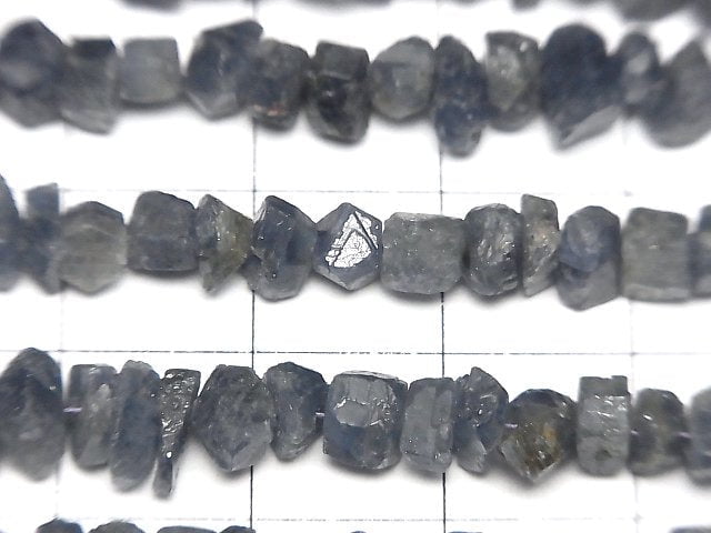 [Video]Sapphire AA++ Rough Rock Nugget (Chips) 1 strand beads (aprx.7inch/18cm)