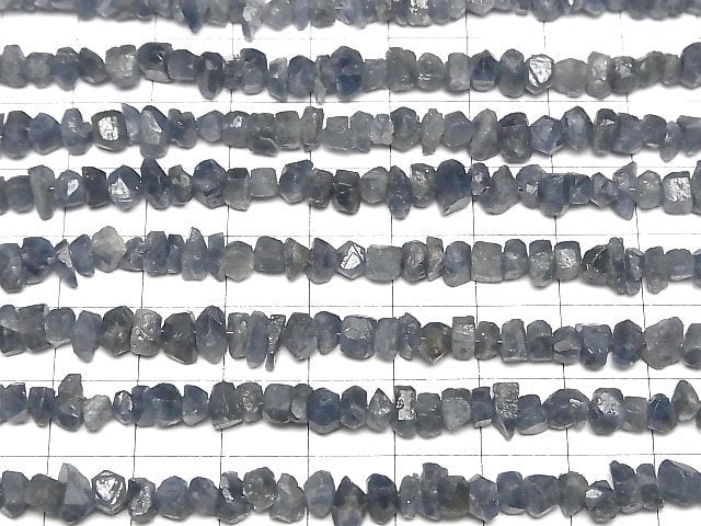 [Video]Sapphire AA++ Rough Rock Nugget (Chips) 1 strand beads (aprx.7inch/18cm)