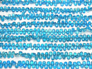 [Video]High Quality Neon Blue Apatite AAA- Pear shape (Smooth) half or 1strand beads (aprx.7inch/18cm)