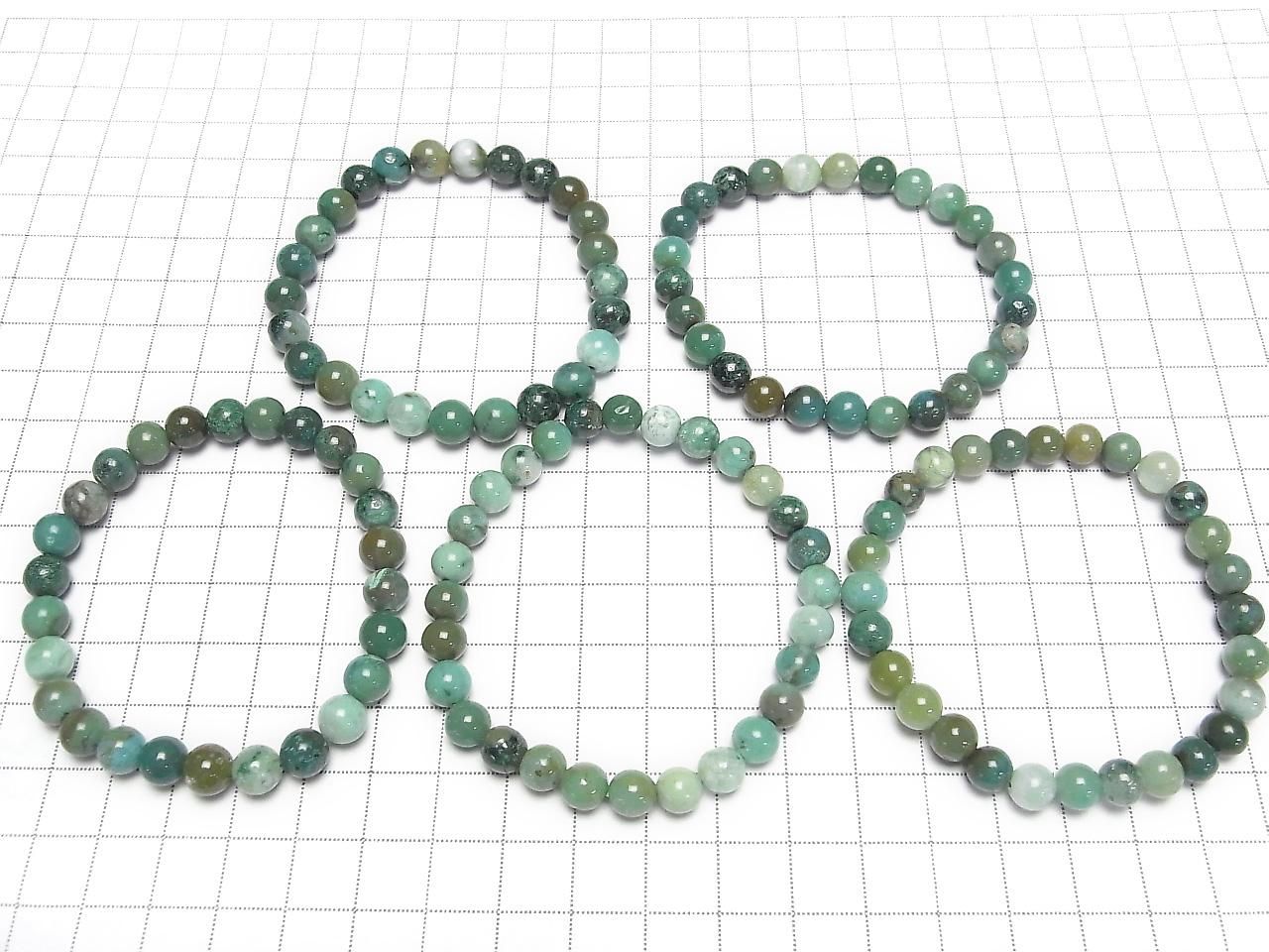 Bracelet Pérou Gemme Silice AA++ Rond 7mm