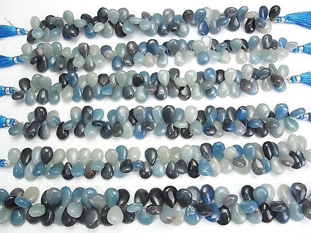 [Video] Brazilian Trolleite AA++ Pear shape (Smooth) half or 1strand beads (aprx.7inch/18cm)