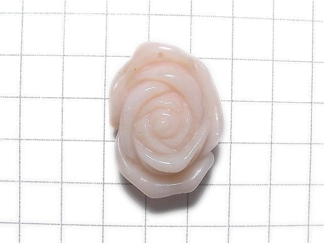 [Video] [One of a kind] Pink Opal AAA- Rose 1pc NO.28