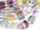 Accessories, Bracelet, Cube, Fluorite, Round Gemstone Beads