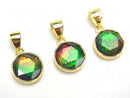 Accessories, Ammolite/Ammonite, Hexagram, Pendant Gemstone Beads