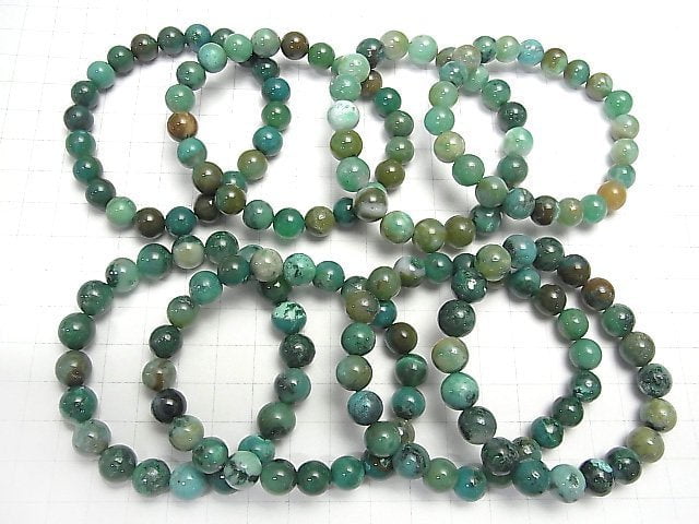 [Video] Peru Gem Silica AA++ Round 9mm Bracelet