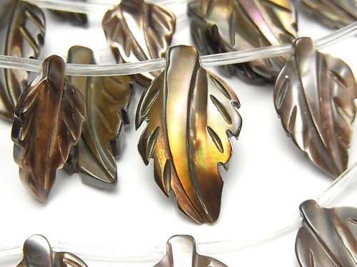 Leaf, Mother of Pearl (Shell Beads) Pearl & Shell Beads