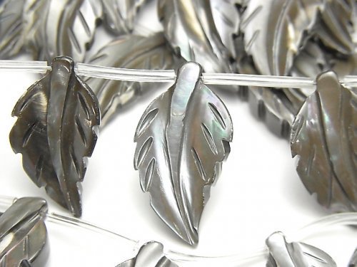 Leaf, Mother of Pearl (Shell Beads) Pearl & Shell Beads