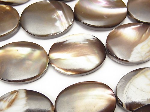 Mother of Pearl (Shell Beads), Oval Pearl & Shell Beads