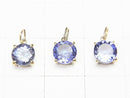 [Video][Japan] High Quality Tanzanite AAA Round Faceted 6x6x4mm Pendant [K10 Yellow Gold] 1pc