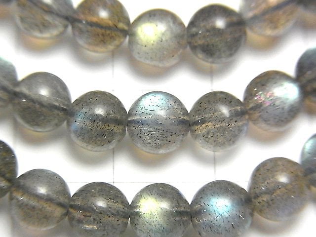 [Video] High Quality Labradorite AAA Round 6mm Bracelet