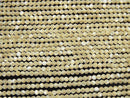 [Video] High Quality! Mother of Pearl MOP Beige Faceted Round 2mm 1strand beads (aprx.15inch / 36cm)