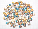 [Video] Oyster Copper Turquoise AAA Square Cabochon 10x10mm 2pcs