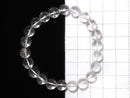[Video] [One of a kind] Fluorite in Quartz Round 8.5mm Bracelet NO.105