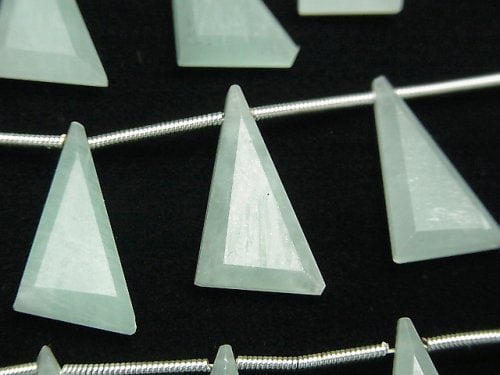 Amazonite, Triangle Gemstone Beads