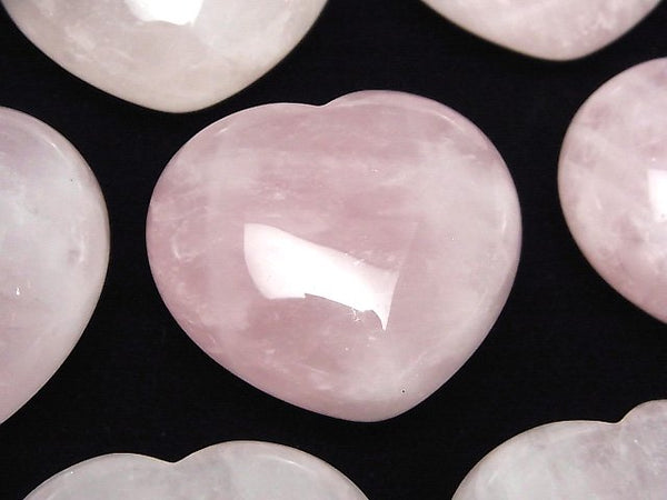 Heart, Rose Quartz Gemstone Beads