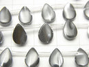 [Video] Mother of Pearl MOP Gray Pear shape 8x6mm 1strand beads (aprx.15inch / 38cm)
