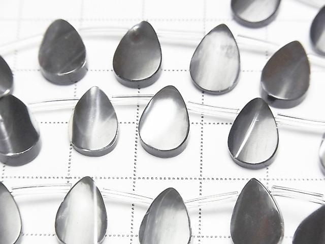 [Video] Mother of Pearl MOP Gray Pear shape 12x8mm 1-strand beads (approx. 15inch/36cm)