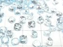 [Video]High Quality Sky Blue Topaz AAA- Loose stone Square Faceted 4x4mm 10pcs