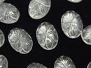 [Video]High Quality Crystal AAA Carved Oval Cabochon 14x10mm 3pcs