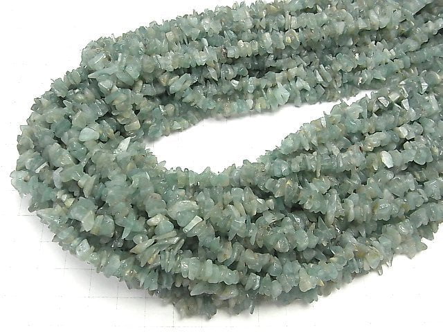 [Video] Grandidierite AA Chips (Small Nugget) [Light Color] 1strand beads (aprx.33inch / 82cm)