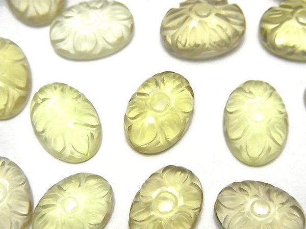 Cabochon, Lemon Quartz Gemstone Beads