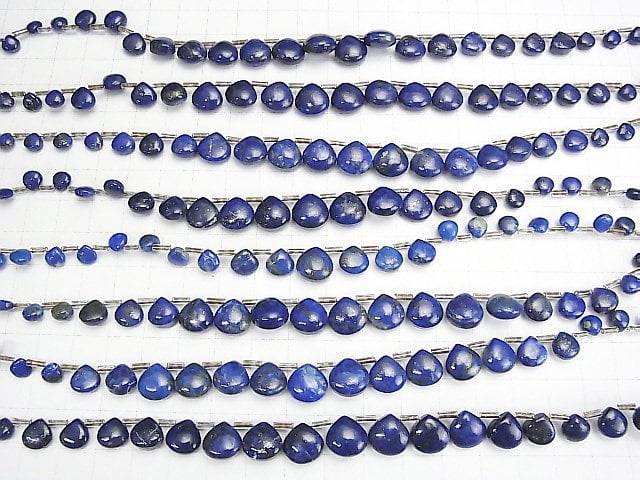 [Video] Lapis lazuli AA++ Chestnut (Smooth) 1strand beads (aprx.7inch / 17cm)