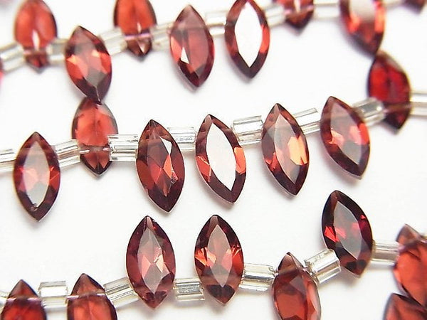 Garnet, Marquise Gemstone Beads