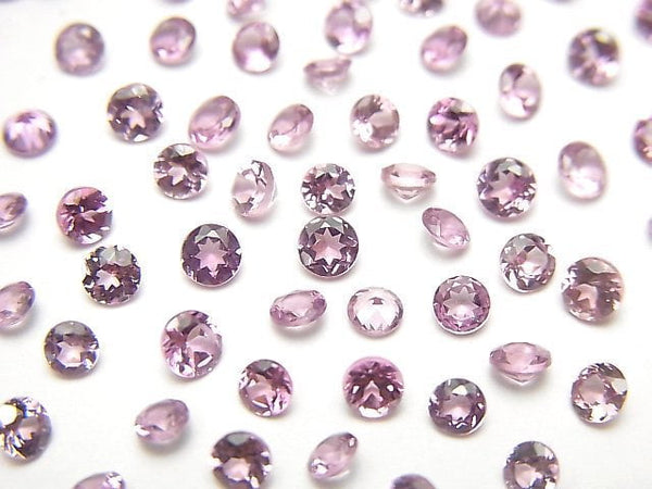 Garnet, Round, Undrilled (No Hole) Gemstone Beads