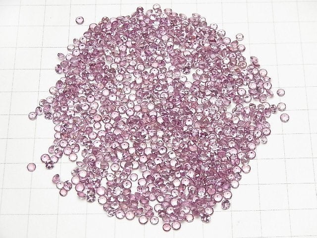 [Video]High Quality Malaya Garnet AAA Loose stone Round Faceted 3x3mm 5pcs