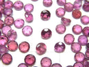 [Video]High Quality Malaya Garnet AAA- Loose stone Round Faceted 4x4mm 4pcs