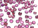 [Video]High Quality Malaya Garnet AAA- Loose stone Round Faceted 4x4mm 4pcs