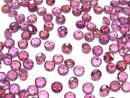 [Video]High Quality Malaya Garnet AAA- Loose stone Round Faceted 4x4mm 4pcs