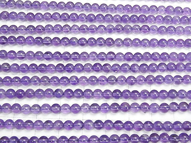 [Video]Amethyst AAA- Round 4.5mm 1strand beads (aprx.15inch/36cm)