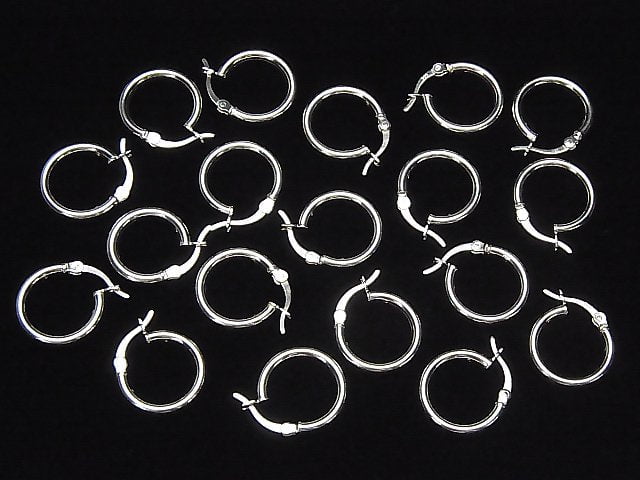 New size available! Silver925 G earring hoop [10mm] [12mm] [15mm] [20mm] [25mm] [30mm] Gauge 2mm 1pair