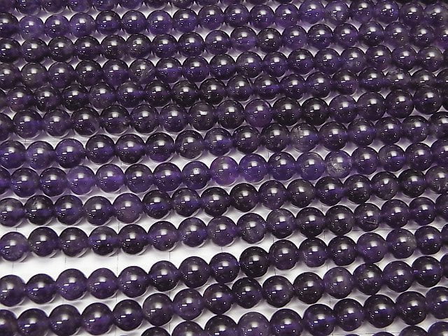 [Video]Amethyst AA Round 6mm 1strand beads (aprx.15inch/37cm)