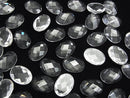 [Video] Crystal AAA Oval Faceted Cabochon 18x13mm 1pc