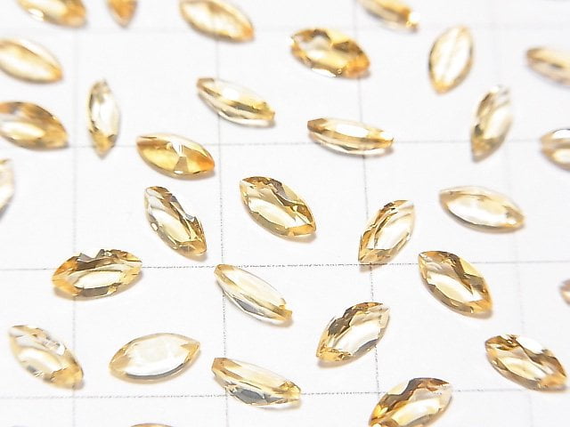 [Video]High Quality Citrine AAA Loose stone Marquise Faceted 6x3mm 10pcs