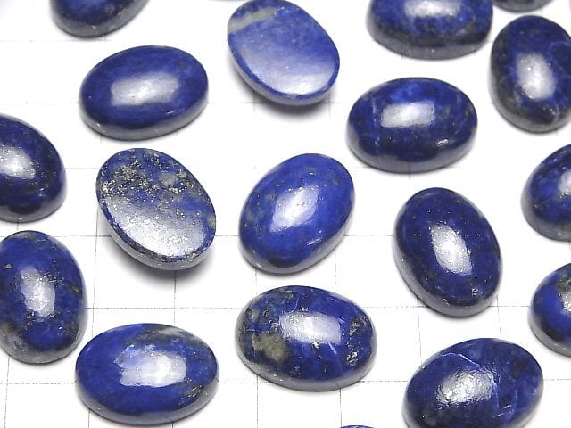 [Video]Lapislazuli AA++ Oval Cabochon 18x13mm 2pcs