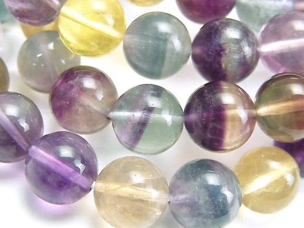 Accessories, Bracelet, Fluorite, Round Gemstone Beads