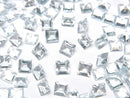 Aquamarine, Rectangle, Undrilled (No Hole) Gemstone Beads