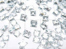 [Video] High Quality Aquamarine AAA Undrilled Square Faceted 4x4mm 5pcs