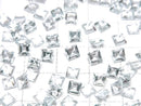 [Video] High Quality Aquamarine AAA Undrilled Square Faceted 4x4mm 5pcs