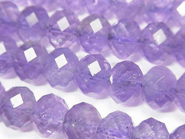 Amethyst, Roundel Gemstone Beads