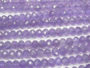 High Quality!  Amethyst AA++ Faceted Button Rondelle 10x10x7mm half or 1strand beads (aprx.15inch/38cm)