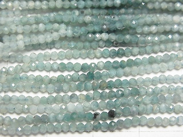 [Video] High Quality! Grandidierite AA Faceted Round 2mm 1strand beads (aprx.12inch / 30cm)