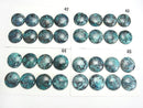 [Video] Chrysocolla AAA Round Cabochon 25x25mm 1pc