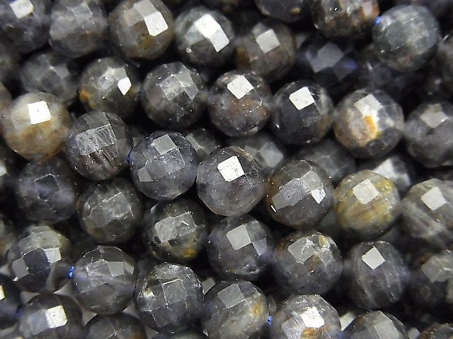 Faceted Round, Iolite Gemstone Beads