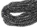 [Video] High Quality! Iolite AA Faceted Round 6mm 1strand beads (aprx.15inch / 36cm)